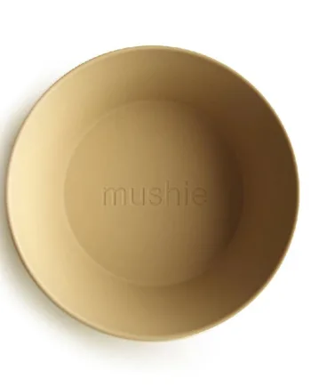 Mushie Skål i Sennep – Elegant og Minimalistisk Design