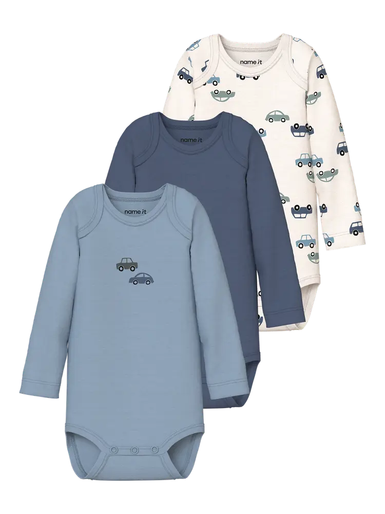 Name It Biler Langærmet Body  -pak Jet Stream 50