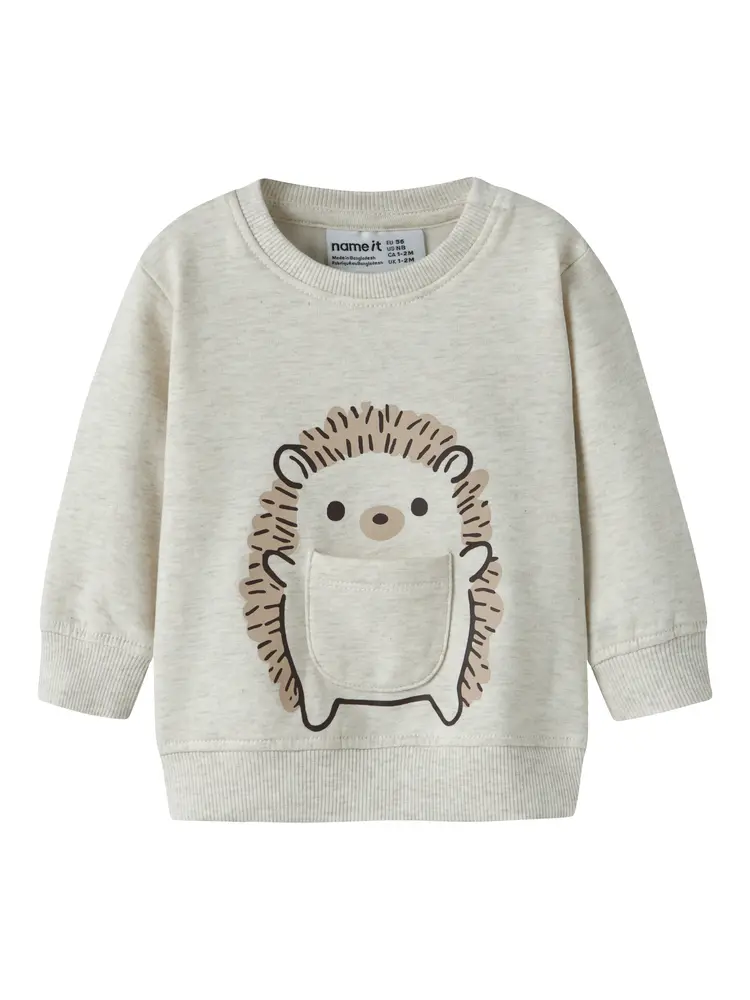 Name It Obbas Sweatshirt Peyote Melange 68