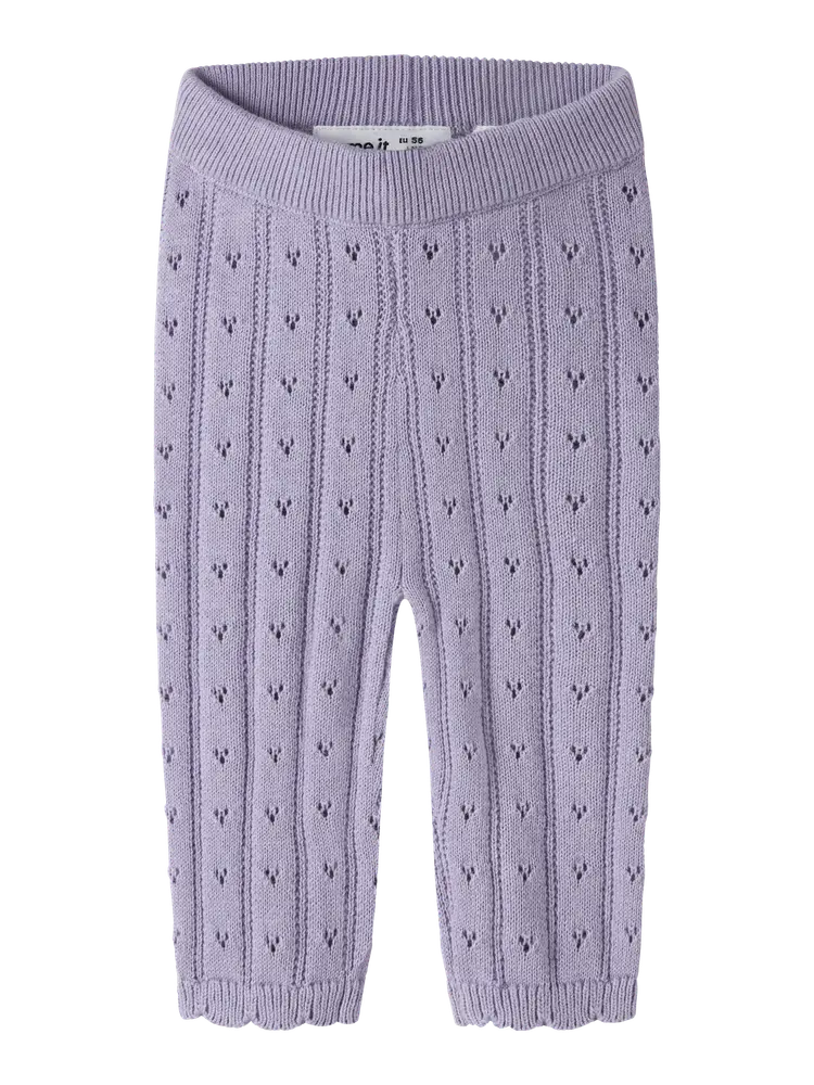 Name It Oxenia Knit Leggings Heirloom Lilac 68