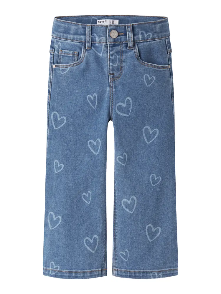 Name It Rose Wide Jeans Medium Blue Denim 92
