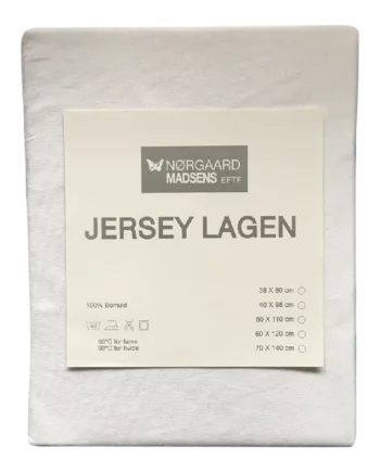 Hvid Jersey Lagen til Tremmeseng – Kvalitet og Komfort