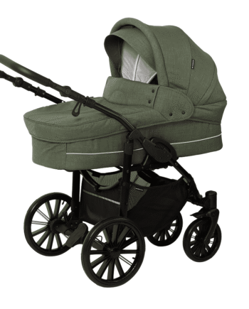 Nordic Lux Barnevogn i Støvet Grøn fra Basson Baby