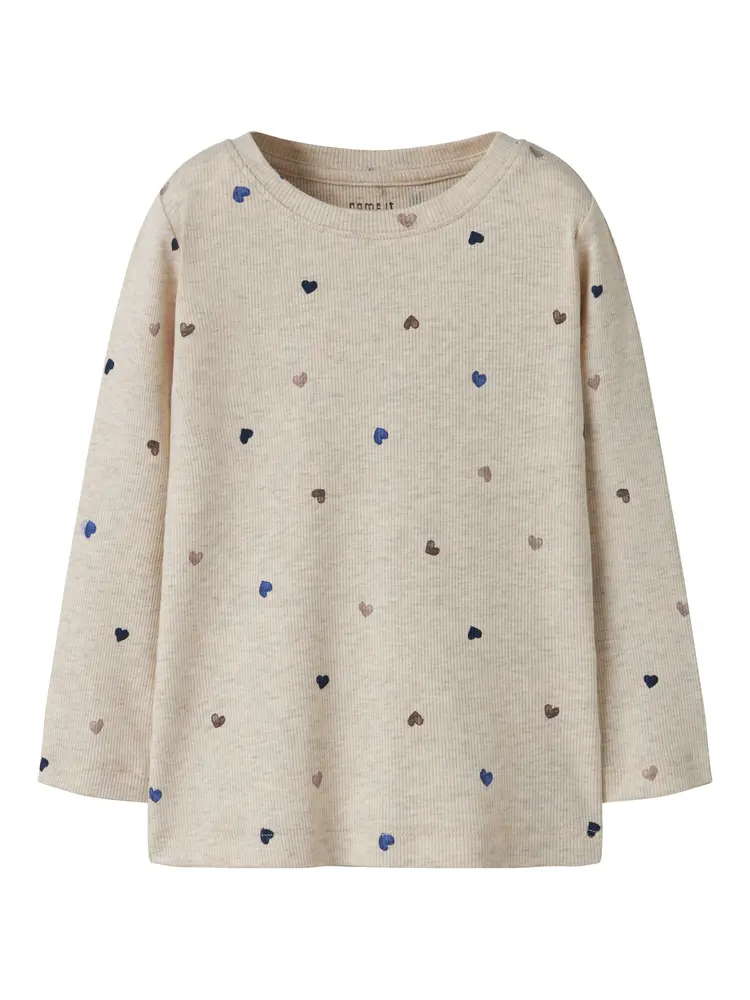 Nutti Bluse - Peyote Melange fra Name It - Tilbud!