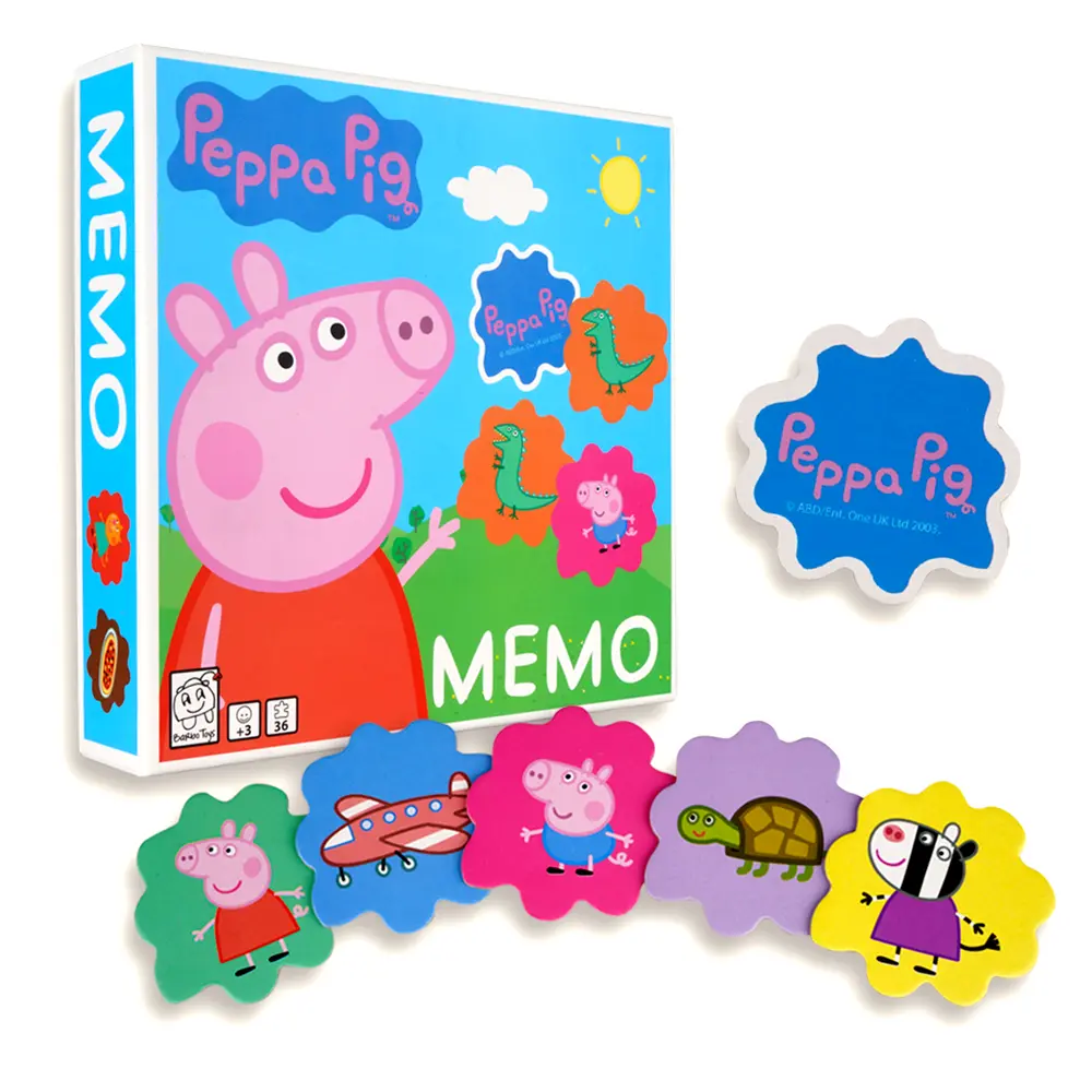 Peppa Pig Memo - Sjovt Huskespil med Gurli Gris Tema