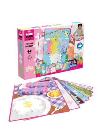Plus-plus Big Picture Puslespil – 60 Pastel Stykker