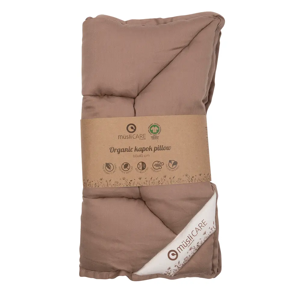 Pude Kapok  Walnut  45x40 Cm