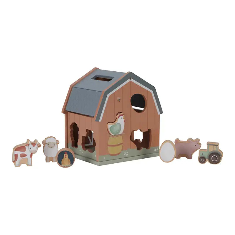 Puttekasse i træ - Little Farm fra Little Dutch
