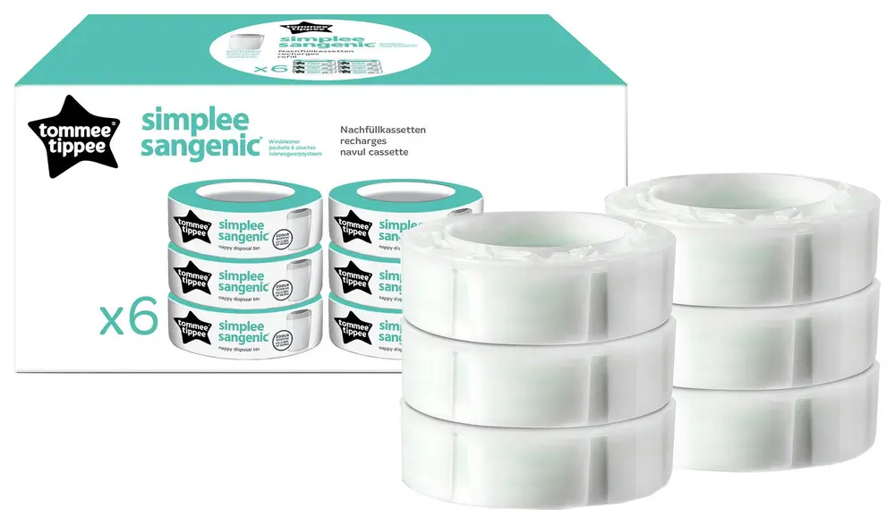 Simplee Refill -pak til Sangenic Blespand 6 poser