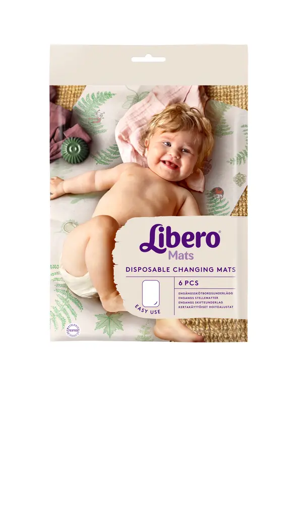 Libero Skifteunderlag - 6 stk til Bleskift og Hygiejne