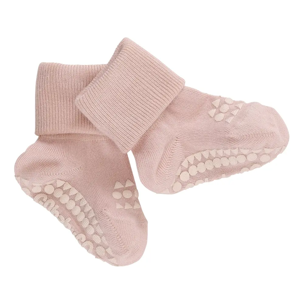 Skridsikre Bambus Strømper til Børn i Soft Pink
