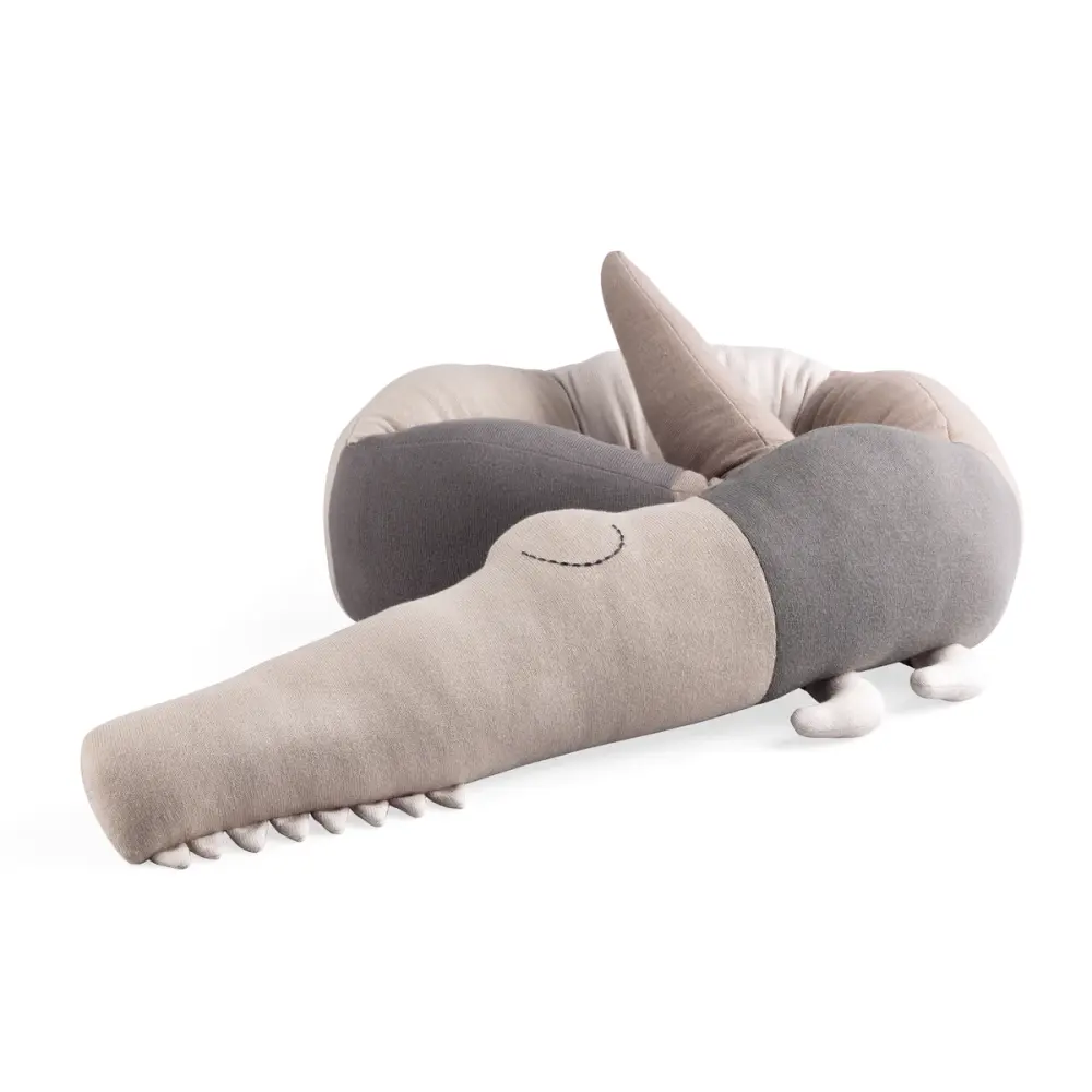 Sleepy Croc Strikket Pude - Seabreeze Beige Tilbud!