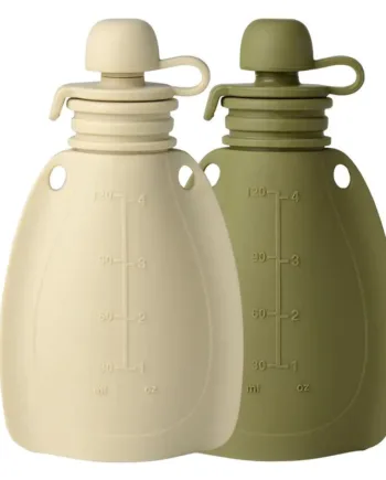 Smoothie Flaske Pak - Beige og Mosgrøn Tilbud