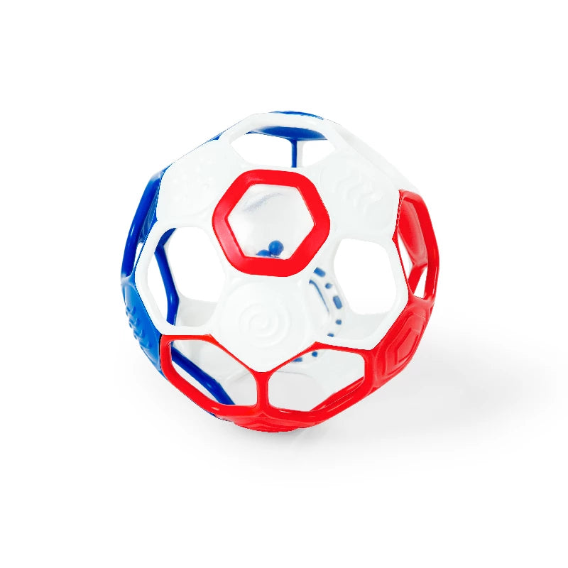 Fodboldrangle Oball i Rød, Hvid og Blå – Fantastisk Tilbud!