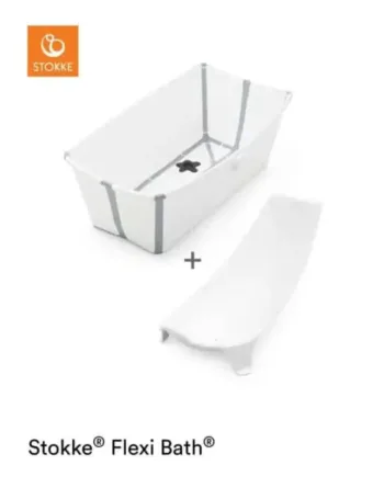 Stokke Flexi Bath Sampak - Hvid Grå til Black Week!