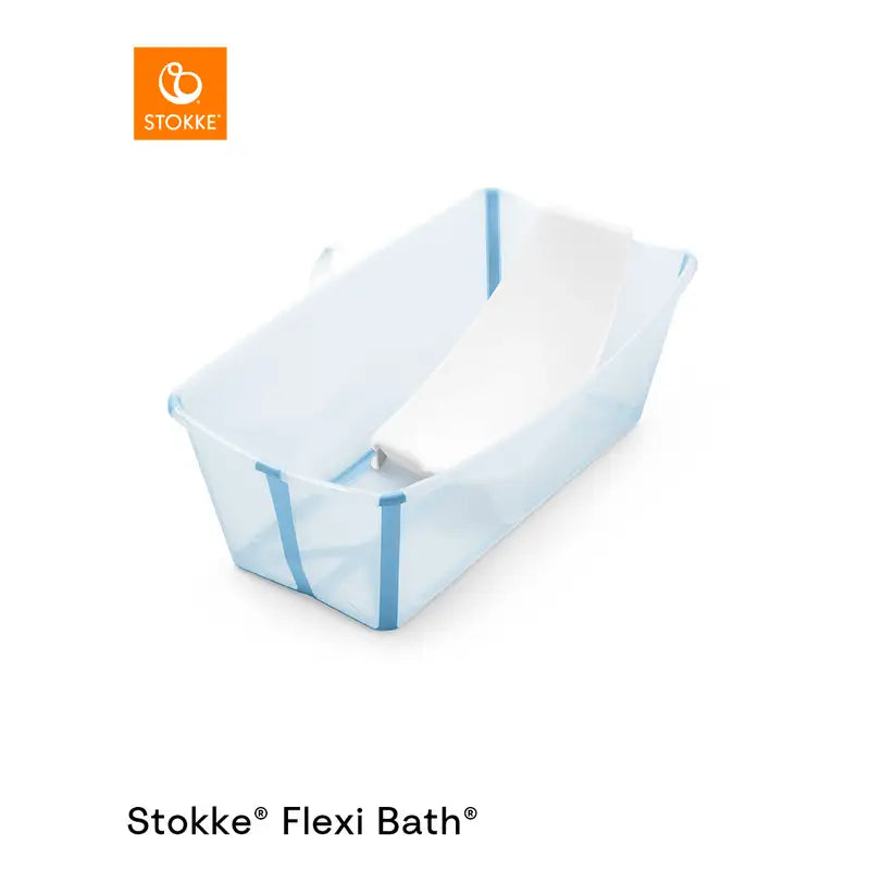 Stokke Flexi Bath Sampak Ocean Blue - Sammenklappeligt Badekar