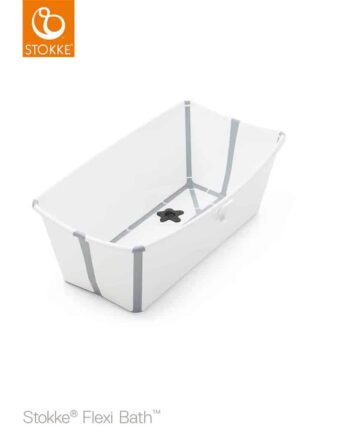 Stokke Flexi Badekar - Hvid Grå til Black Week Tilbud