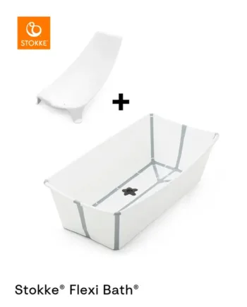 Stokke Flexi Badekar X-Large Bundle – Hvid til Black Week!