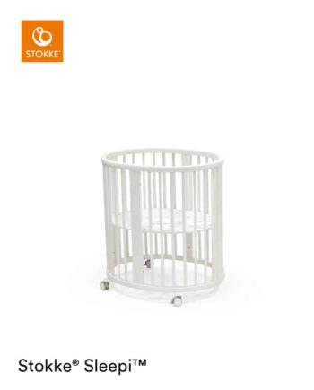 Stokke Sleepi V3 Mini Hvid - Sikker Babyseng til Nyfødte