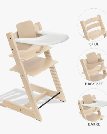Stokke Tripp Trapp Bundle – Højstol med Babyset og Tray
