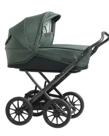 Stork Classic Barnevogn i Carbon og Mørkegrøn - Tilbud!