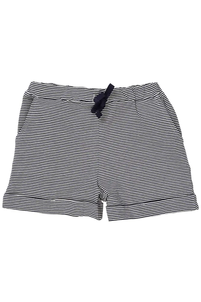 Stribede Navy Shorts til Sommerens Eventyr