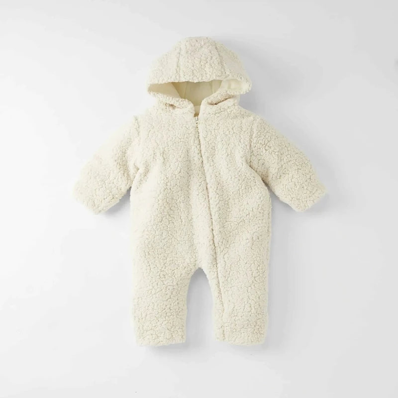 Teddy Dragt i Off White - Hold Din Lille Varm!
