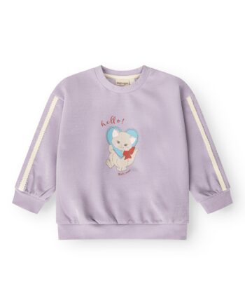 That Apos   Mine Luanna Sweatshirt Purple Glitter 80cm 12m
