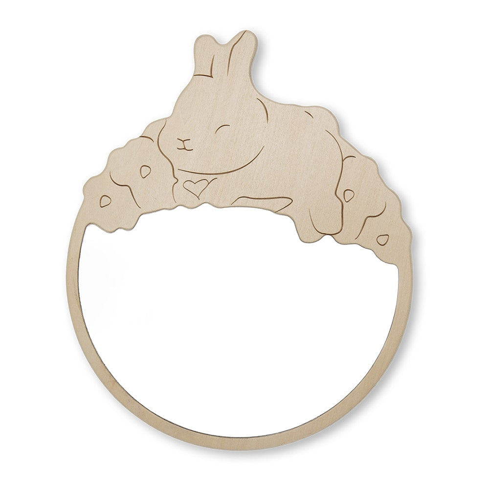 Mine Luna Bunny Vægspejl – Sødt Kanin Design til Børneværelset