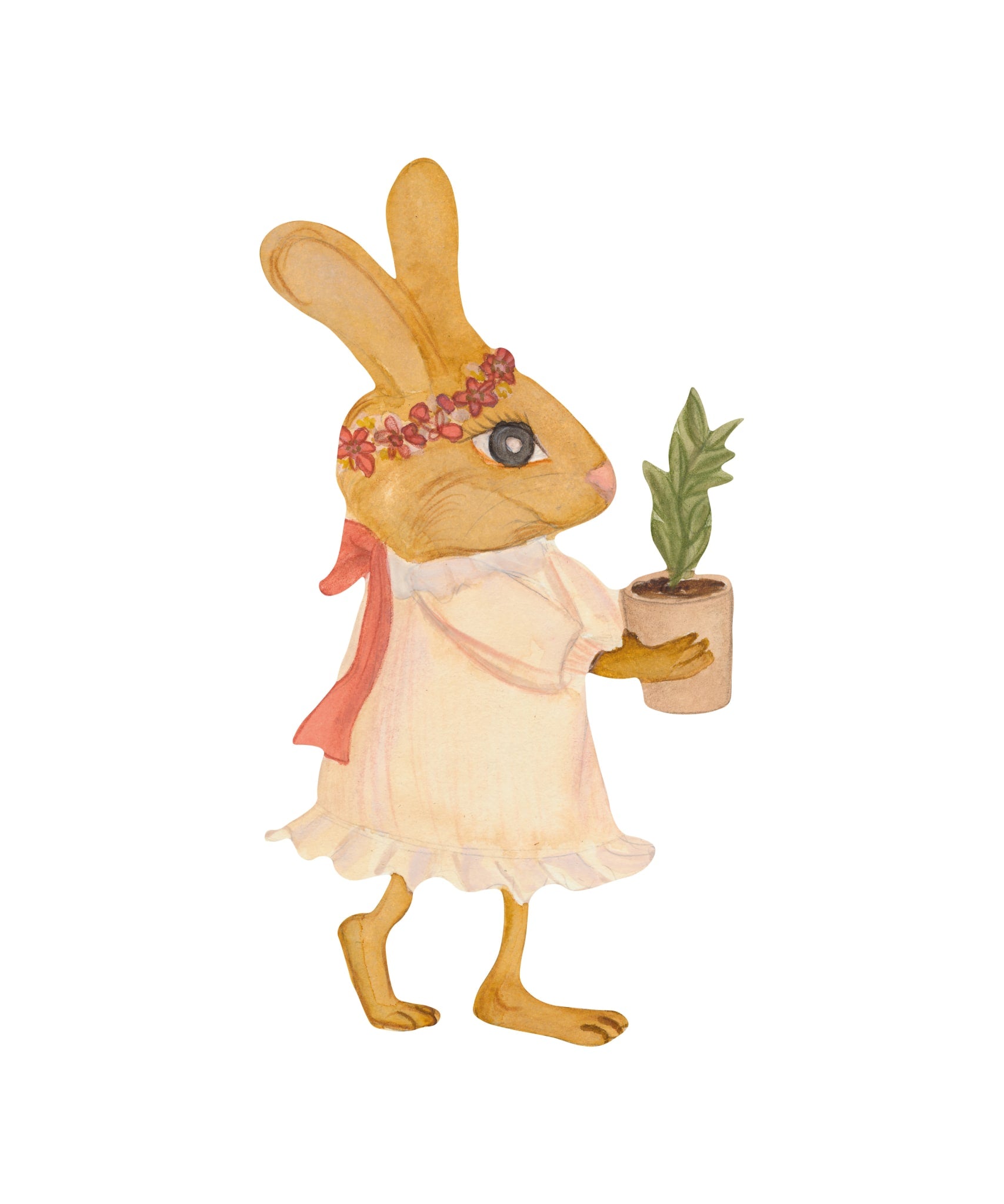 Magisk Vægdekoration – Lilli Blomsterpige Wallsticker Tilbud!