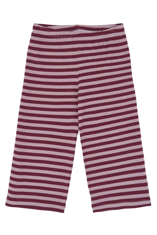 The New Siblings Fro Wide Rib Bukser Elderberry Striped  110