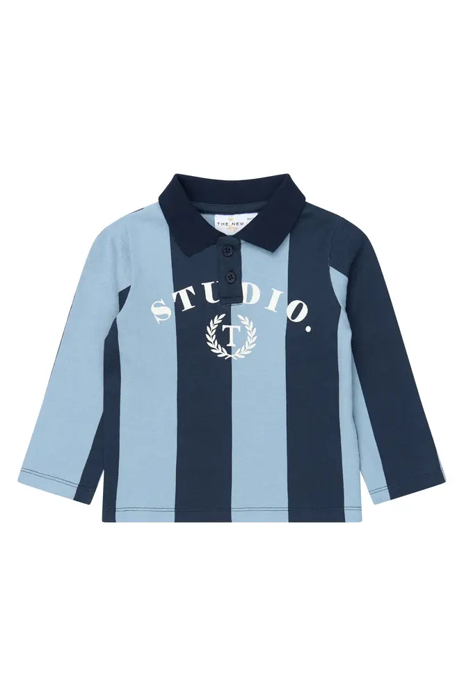 The New Siblings Viro Polo Navy Blazer Striped 110