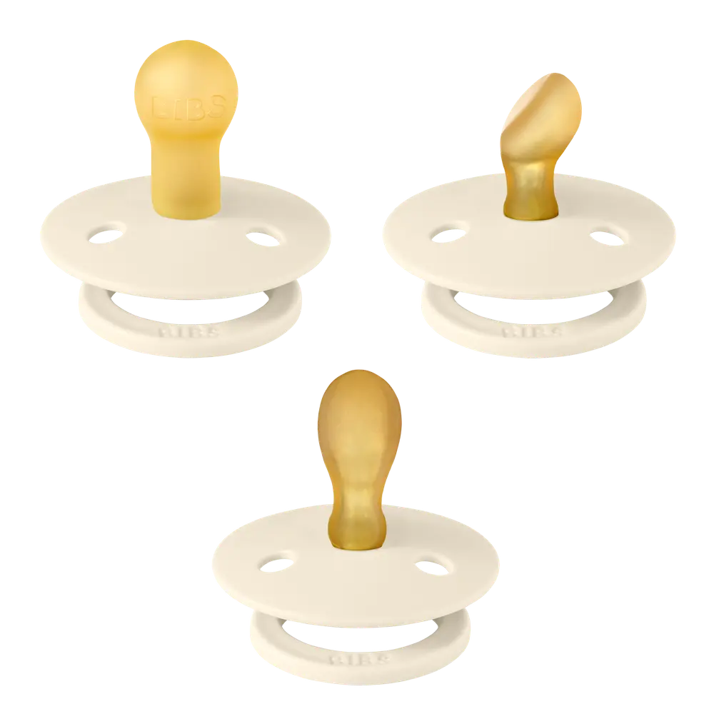BIBS Try-it Farvepakke i Ivory – 3 Test Sutter