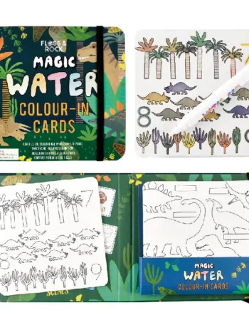 Vandtusch med Magiske Dino Kort - Kreativ Leg for Børn!