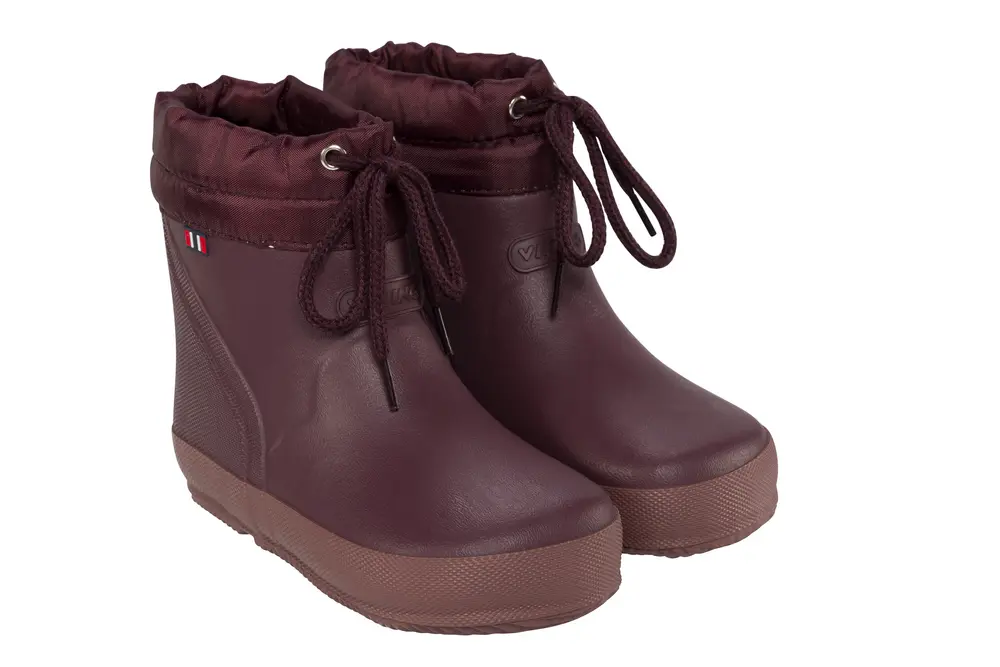 Viking Alv Barefoot Termo Gummistøvle Grape 27